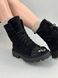 Damskie zamszowe czarne buty zimowe 40 (25.5 cm)