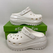Кроксы Classic Mega Crush White, размер 36