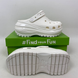Кроксы Classic Mega Crush White, размер 36