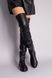 Чоботи-панчохи жіночі шкіряні чорні чорні зимові 36 (23,5 см)