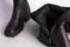 Damskie skórzane czarne botki na małym obcasie 37 (24 cm)