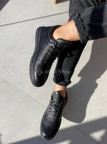 Фото Ботинки мужские кожаные черные зимние 7202з/41 10