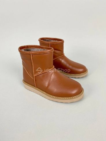 Damskie skórzane uggs w kolorze czerwonym 33 (21.5 cm)