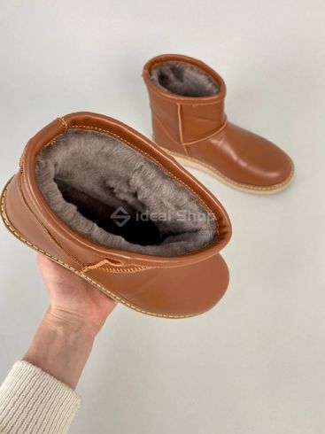 Damskie skórzane uggs w kolorze czerwonym 33 (21.5 cm)