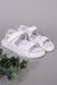 Sandały damskie skórzane białe z rzepem 36 (23,5 cm)