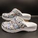 Тапочки сабо жіночі Adaco 812sr blue flowers 40р