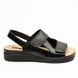 Damskie sandały skórzane Leon Nora III, rozmiar 36, kolor czarny