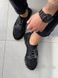 Кросівки чоловічі шкіряні чорні зі вставками нубуку 44 (29-29.5 см)
