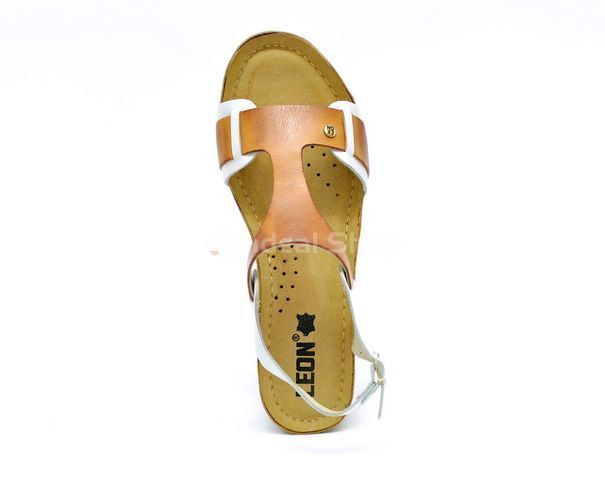 Фото Женские босоножки, Leon 1010, коричневые 1010-brown 3