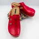 Жіночі тапочки сабо шкіряні Leon Lana, 900, розмір 36, червоні