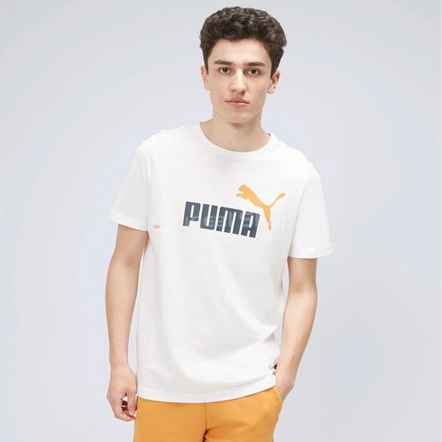 Мужская футболка Puma ESS+ 2 Col Logo Tee 58675958 - L