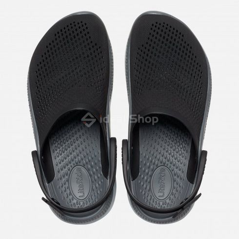 Крокси LiteRide 360 Black/Slate Grey, розмір 45