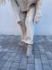 Кросівки жіночі шкіряні бежеві зі вставками сітки 36 (23,5 см)