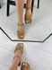 Sandały damskie skórzane karmelowe 36 (23 cm)