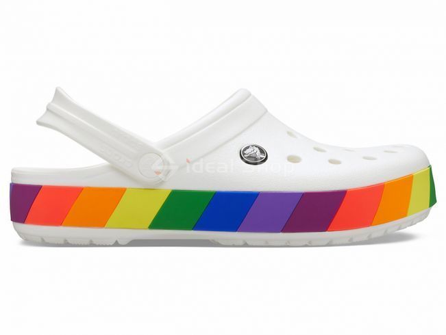Крокси Crocband Rainbow Block Clog White, розмір 36