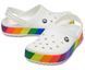 Крокси Crocband Rainbow Block Clog White, розмір 36