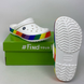 Крокси Crocband Rainbow Block Clog White, розмір 36