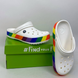 Крокси Crocband Rainbow Block Clog White, розмір 36