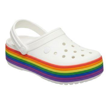 Кроксы Crocband Platform Rainbow, размер 36