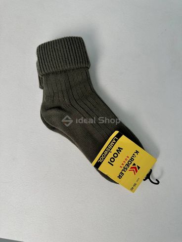 Шкарпетки жіночі вовняні темно сірого кольору