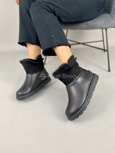 Damskie skórzane buty ugg czarne 36 (23,5 cm)