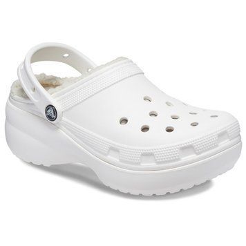 Крокси Classic Platform Lined White, розмір 36