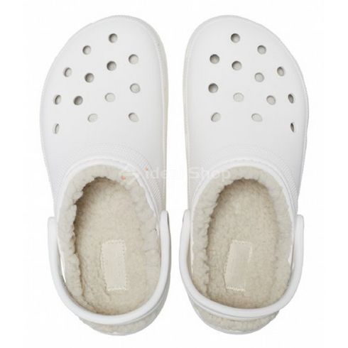 Крокси Classic Platform Lined White, розмір 36