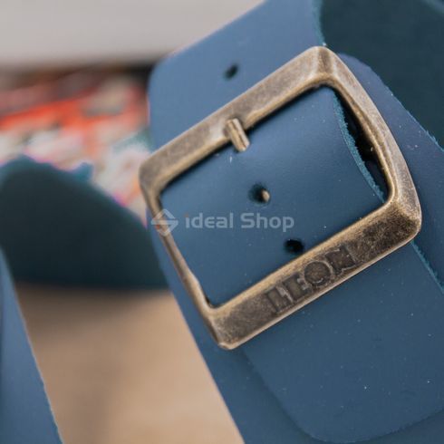 Фото Шльопанці жіночі шкіряні Leon 5012, синій, розмір 36 5012-blue-39 17