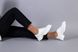 Лофери жіночі шкіряні білі на шнурках 36 (23,5 см)