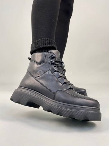 Фото Ботинки женские кожаные черные зимние 9700-2з/36 2
