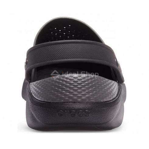 Сабо Крокси Crocs LiteRide™ Clog Black/Slate Grey (чорні), розмір 36