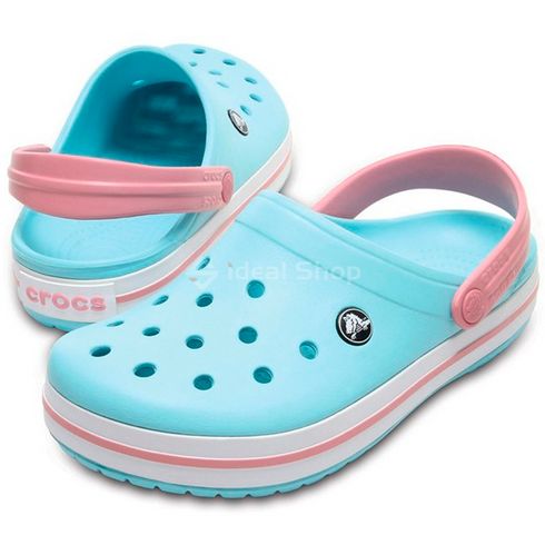 Крокси Crocs Crocband ICE Blue/White, розмір 36