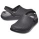 Сабо Кроксы Crocs LiteRide™ Clog Black/Slate Grey (черные), размер 44