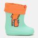 Резиновые сапоги Shoozy Rainy Animals с динозавром мятные (15,5-16см) 25-26
