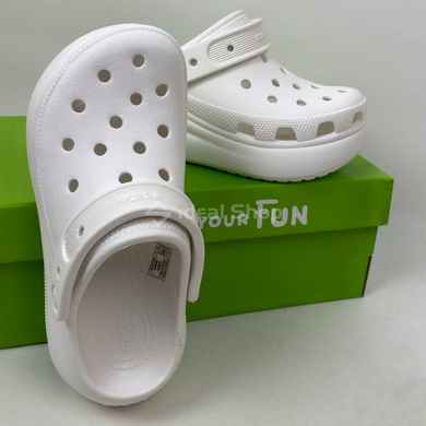 Кроксы Classic Crush White, размер 36