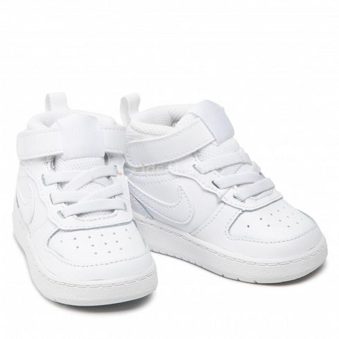 Dziecięce buty NIKE COURT BOROUGH MID 2 (TDV) CD7784-100 - 18.5
