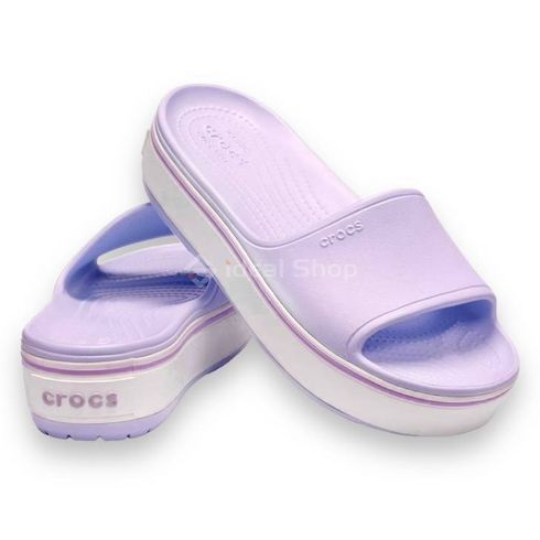 Фото Шльопанці Crocband Platform Slide Lavender 5630 6