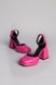 Skórzane buty damskie różowe 36 (23,5 cm)