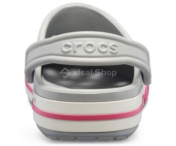 Крокси Bayaband Light Grey/Candy Pink, розмір 36