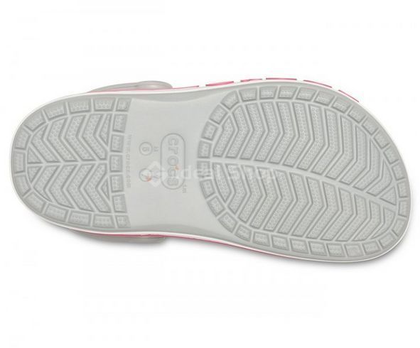 Крокси Bayaband Light Grey/Candy Pink, розмір 36