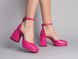 Skórzane buty damskie różowe 36 (23,5 cm)