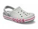 Крокси Bayaband Light Grey/Candy Pink, розмір 36