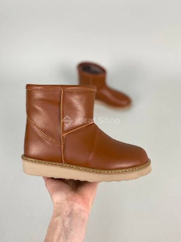 Damskie skórzane uggs w kolorze czerwonym 35 (22.5 cm)