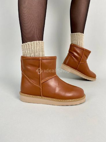 Damskie skórzane uggs w kolorze czerwonym 35 (22.5 cm)