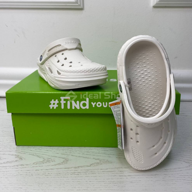 Кроксы Off Grid Clog White, размер 36