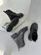 Skórzane buty zimowe damskie czarne 36 (23 cm)
