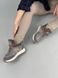 Кросівки жіночі шкіряні сірі зі вставками замші зимові 37 (24 см)