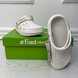 Кроксы Off Grid Clog White, размер 36