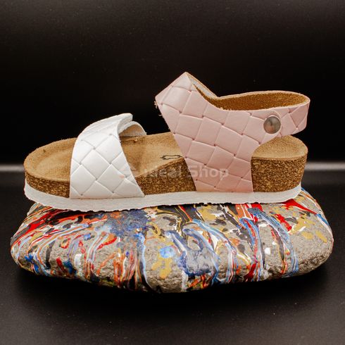 Фото Детская обувь Leon Kai, белый 4803 Рожево-білий 22