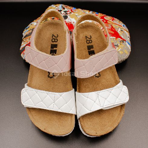 Фото Детская обувь Leon Kai, белый 4803 Рожево-білий 6